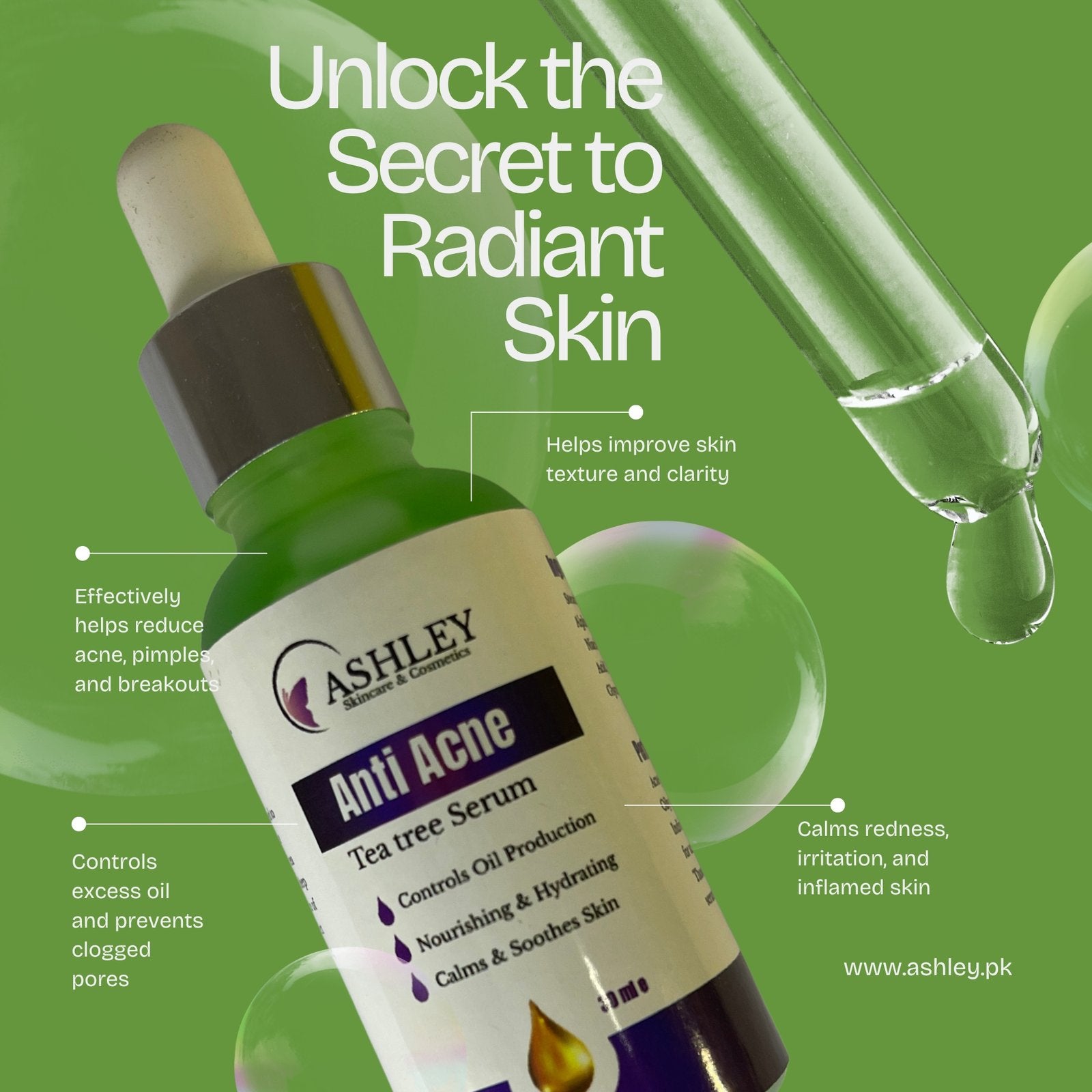 Anti-Acne Tea Tree Serum (30 ml)